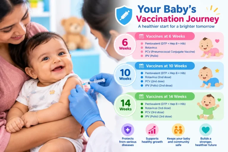 Baby Vaccines at 6, 10 and 14 Weeks: What to Expect