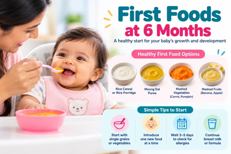 Baby’s First Foods: A 6-Month Weaning Guide for Indian Families