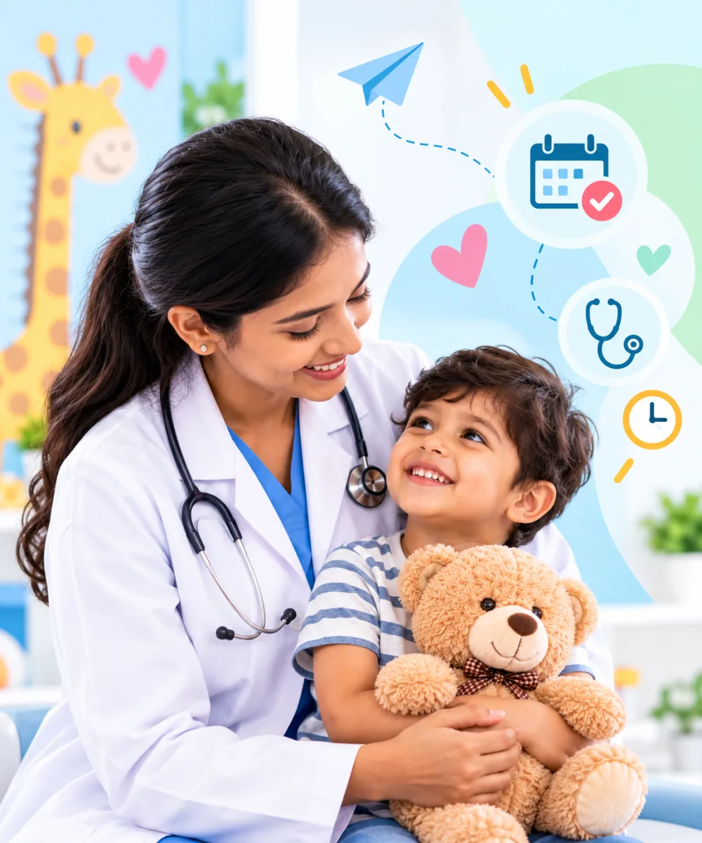 Book a pediatrician appointment at Genesiss Hospital